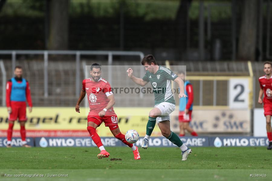 Kevin Fery, Sachs Stadion, Schweinfurt, 23.09.2023, sport, action, BFV, Fussball, Saison 2023/2024, 11. Spieltag, Regionalliga Bayern, TGM, FCS, Türkgücü München, 1. FC Schweinfurt 1905 - Bild-ID: 2381426