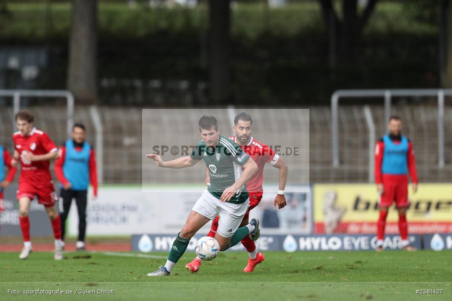 Kevin Fery, Sachs Stadion, Schweinfurt, 23.09.2023, sport, action, BFV, Fussball, Saison 2023/2024, 11. Spieltag, Regionalliga Bayern, TGM, FCS, Türkgücü München, 1. FC Schweinfurt 1905 - Bild-ID: 2381427