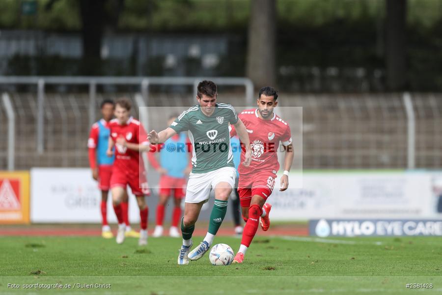 Kevin Fery, Sachs Stadion, Schweinfurt, 23.09.2023, sport, action, BFV, Fussball, Saison 2023/2024, 11. Spieltag, Regionalliga Bayern, TGM, FCS, Türkgücü München, 1. FC Schweinfurt 1905 - Bild-ID: 2381428