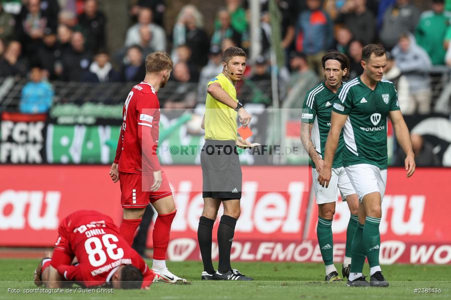 Emre Tunc, Sachs Stadion, Schweinfurt, 23.09.2023, sport, action, BFV, Fussball, Saison 2023/2024, 11. Spieltag, Regionalliga Bayern, TGM, FCS, Türkgücü München, 1. FC Schweinfurt 1905 - Bild-ID: 2381436