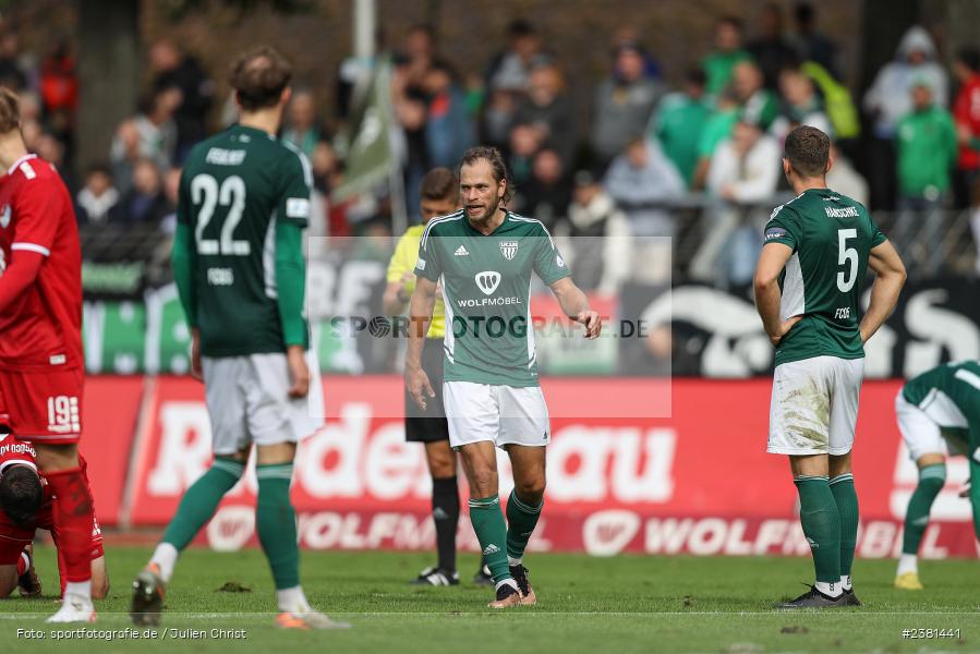 Kristian Böhnlein, Sachs Stadion, Schweinfurt, 23.09.2023, sport, action, BFV, Fussball, Saison 2023/2024, 11. Spieltag, Regionalliga Bayern, TGM, FCS, Türkgücü München, 1. FC Schweinfurt 1905 - Bild-ID: 2381441