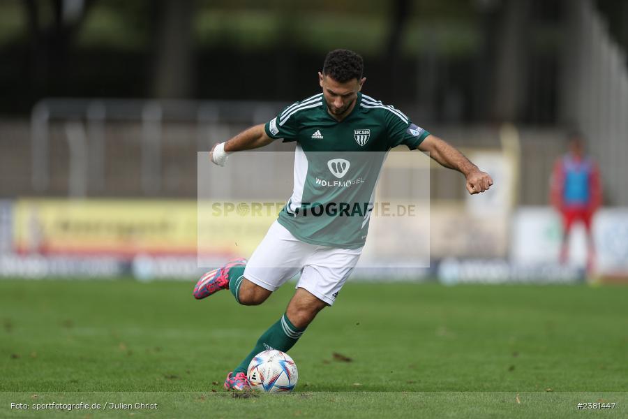 Adrian Istrefi, Sachs Stadion, Schweinfurt, 23.09.2023, sport, action, BFV, Fussball, Saison 2023/2024, 11. Spieltag, Regionalliga Bayern, TGM, FCS, Türkgücü München, 1. FC Schweinfurt 1905 - Bild-ID: 2381447