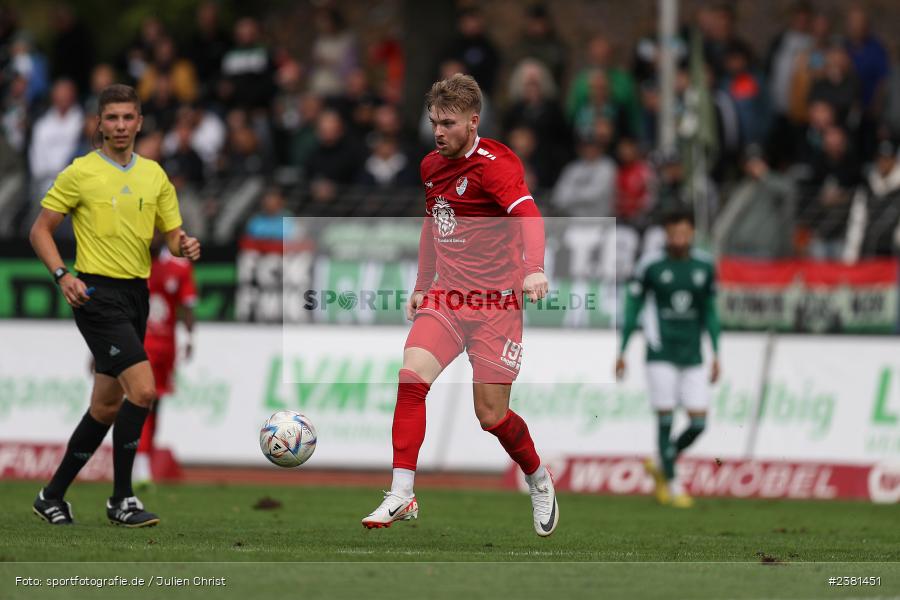 Stefan Maderer, Sachs Stadion, Schweinfurt, 23.09.2023, sport, action, BFV, Fussball, Saison 2023/2024, 11. Spieltag, Regionalliga Bayern, TGM, FCS, Türkgücü München, 1. FC Schweinfurt 1905 - Bild-ID: 2381451