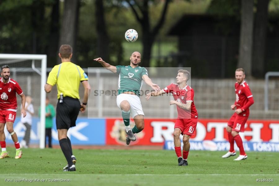 Adam Jabiri, Sachs Stadion, Schweinfurt, 23.09.2023, sport, action, BFV, Fussball, Saison 2023/2024, 11. Spieltag, Regionalliga Bayern, TGM, FCS, Türkgücü München, 1. FC Schweinfurt 1905 - Bild-ID: 2381454