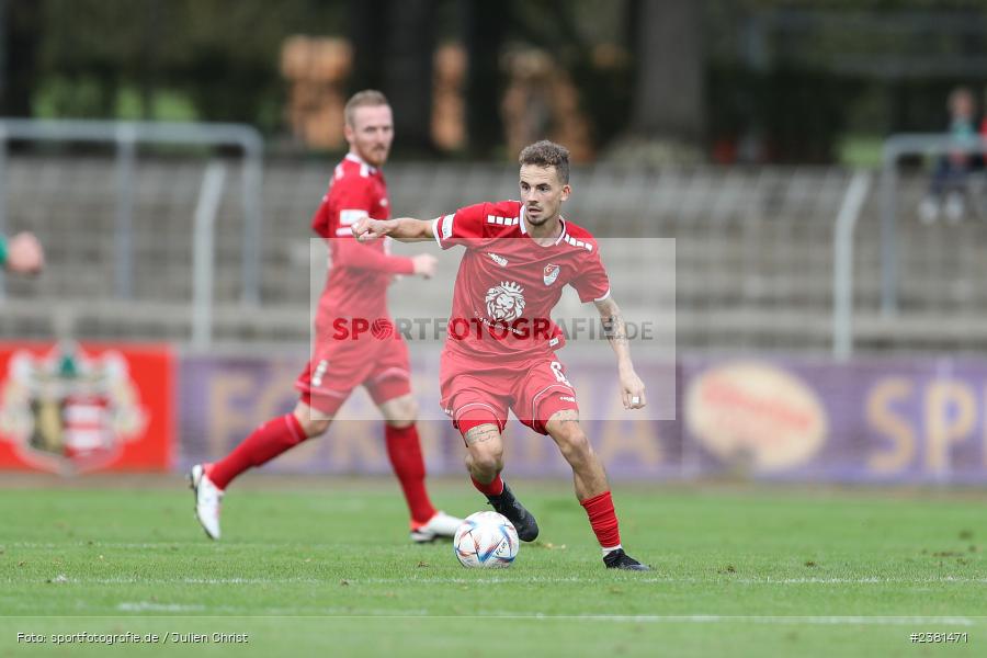 Sascha Hingerl, Sachs Stadion, Schweinfurt, 23.09.2023, sport, action, BFV, Fussball, Saison 2023/2024, 11. Spieltag, Regionalliga Bayern, TGM, FCS, Türkgücü München, 1. FC Schweinfurt 1905 - Bild-ID: 2381471