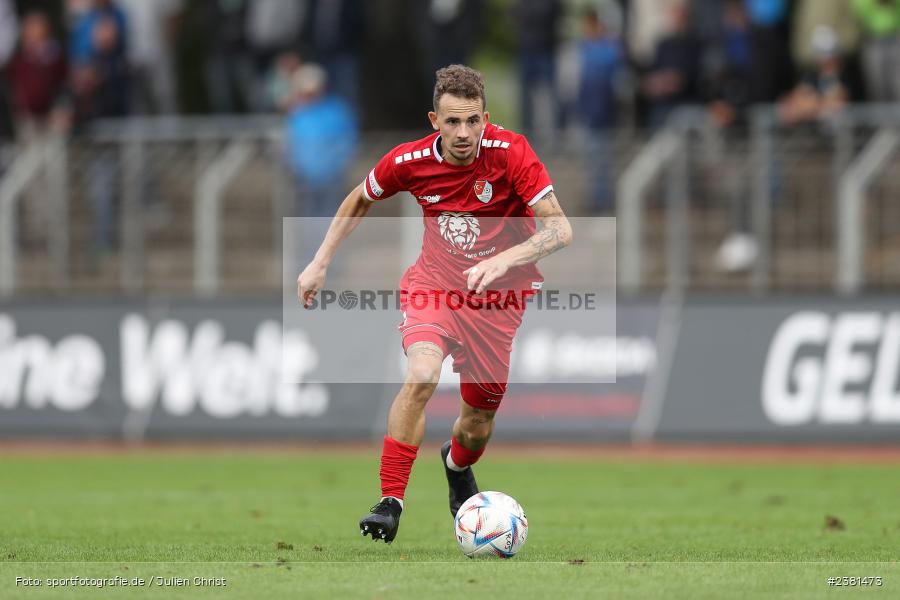 Sascha Hingerl, Sachs Stadion, Schweinfurt, 23.09.2023, sport, action, BFV, Fussball, Saison 2023/2024, 11. Spieltag, Regionalliga Bayern, TGM, FCS, Türkgücü München, 1. FC Schweinfurt 1905 - Bild-ID: 2381473