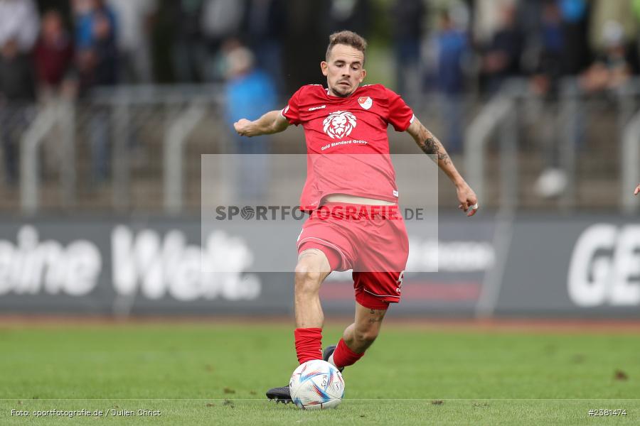 Sascha Hingerl, Sachs Stadion, Schweinfurt, 23.09.2023, sport, action, BFV, Fussball, Saison 2023/2024, 11. Spieltag, Regionalliga Bayern, TGM, FCS, Türkgücü München, 1. FC Schweinfurt 1905 - Bild-ID: 2381474