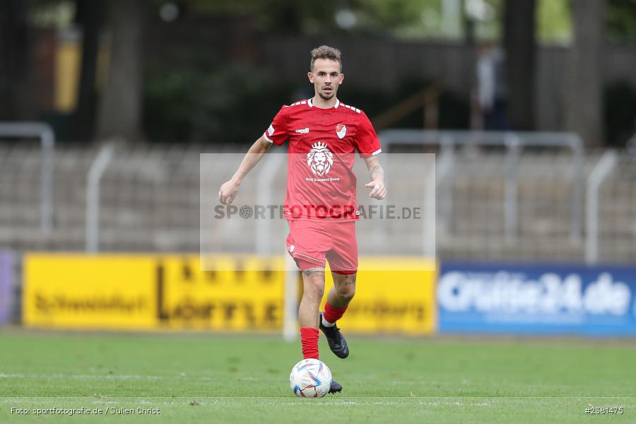 Sascha Hingerl, Sachs Stadion, Schweinfurt, 23.09.2023, sport, action, BFV, Fussball, Saison 2023/2024, 11. Spieltag, Regionalliga Bayern, TGM, FCS, Türkgücü München, 1. FC Schweinfurt 1905 - Bild-ID: 2381475