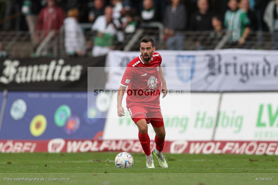 Marco Hingerl, Sachs Stadion, Schweinfurt, 23.09.2023, sport, action, BFV, Fussball, Saison 2023/2024, 11. Spieltag, Regionalliga Bayern, TGM, FCS, Türkgücü München, 1. FC Schweinfurt 1905 - Bild-ID: 2381476
