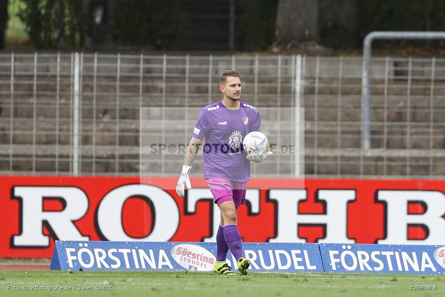 Sebastian Kolbe, Sachs Stadion, Schweinfurt, 23.09.2023, sport, action, BFV, Fussball, Saison 2023/2024, 11. Spieltag, Regionalliga Bayern, TGM, FCS, Türkgücü München, 1. FC Schweinfurt 1905 - Bild-ID: 2381478