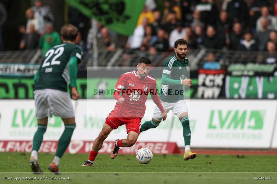 Emre Tunc, Sachs Stadion, Schweinfurt, 23.09.2023, sport, action, BFV, Fussball, Saison 2023/2024, 11. Spieltag, Regionalliga Bayern, TGM, FCS, Türkgücü München, 1. FC Schweinfurt 1905 - Bild-ID: 2381483