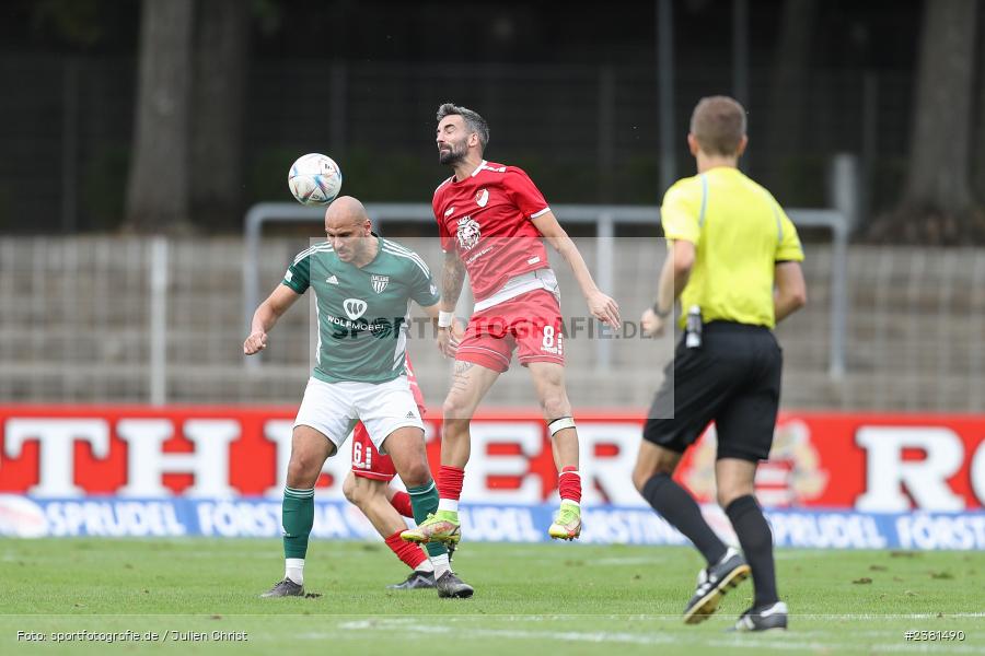 Kevin Hingerl, Sachs Stadion, Schweinfurt, 23.09.2023, sport, action, BFV, Fussball, Saison 2023/2024, 11. Spieltag, Regionalliga Bayern, TGM, FCS, Türkgücü München, 1. FC Schweinfurt 1905 - Bild-ID: 2381490