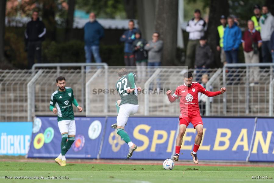 Sachs Stadion, Schweinfurt, 23.09.2023, sport, action, BFV, Fussball, Saison 2023/2024, 11. Spieltag, Regionalliga Bayern, TGM, FCS, Türkgücü München, 1. FC Schweinfurt 1905 - Bild-ID: 2381492
