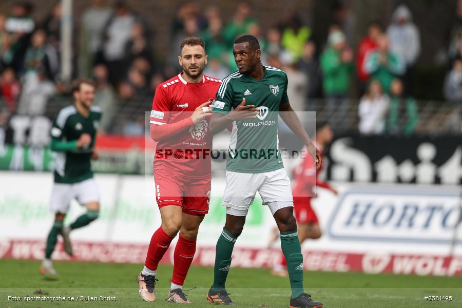 Boris Nana Tonzi, Sachs Stadion, Schweinfurt, 23.09.2023, sport, action, BFV, Fussball, Saison 2023/2024, 11. Spieltag, Regionalliga Bayern, TGM, FCS, Türkgücü München, 1. FC Schweinfurt 1905 - Bild-ID: 2381495