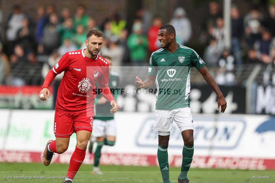 Boris Nana Tonzi, Sachs Stadion, Schweinfurt, 23.09.2023, sport, action, BFV, Fussball, Saison 2023/2024, 11. Spieltag, Regionalliga Bayern, TGM, FCS, Türkgücü München, 1. FC Schweinfurt 1905 - Bild-ID: 2381496