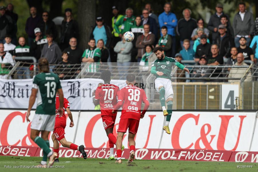 Taha Aksu, Sachs Stadion, Schweinfurt, 23.09.2023, sport, action, BFV, Fussball, Saison 2023/2024, 11. Spieltag, Regionalliga Bayern, TGM, FCS, Türkgücü München, 1. FC Schweinfurt 1905 - Bild-ID: 2381499