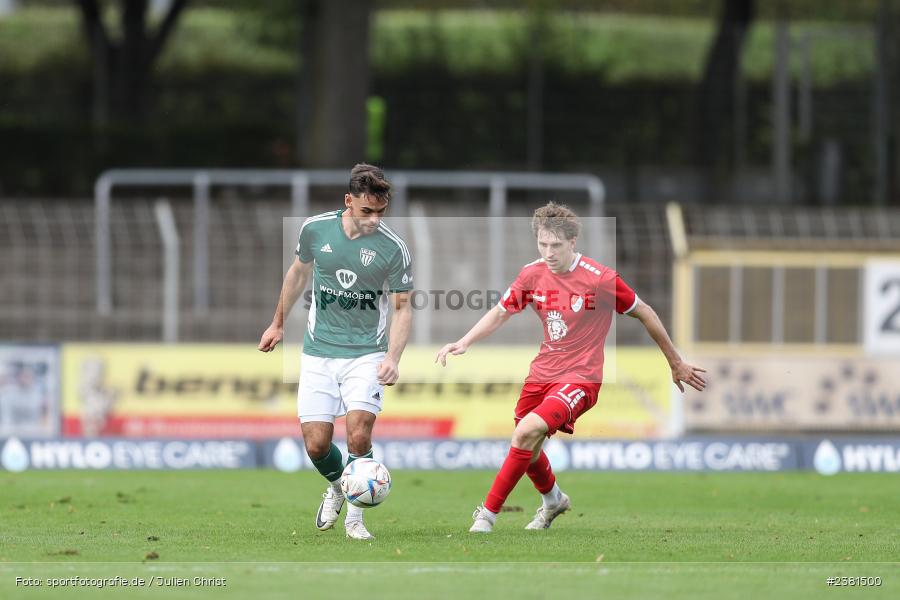 Severo Sturm, Sachs Stadion, Schweinfurt, 23.09.2023, sport, action, BFV, Fussball, Saison 2023/2024, 11. Spieltag, Regionalliga Bayern, TGM, FCS, Türkgücü München, 1. FC Schweinfurt 1905 - Bild-ID: 2381500