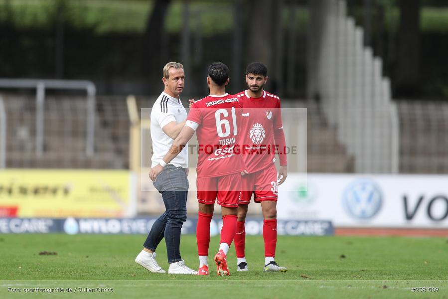 Marc Reitmaier, Sachs Stadion, Schweinfurt, 23.09.2023, sport, action, BFV, Fussball, Saison 2023/2024, 11. Spieltag, Regionalliga Bayern, TGM, FCS, Türkgücü München, 1. FC Schweinfurt 1905 - Bild-ID: 2381509