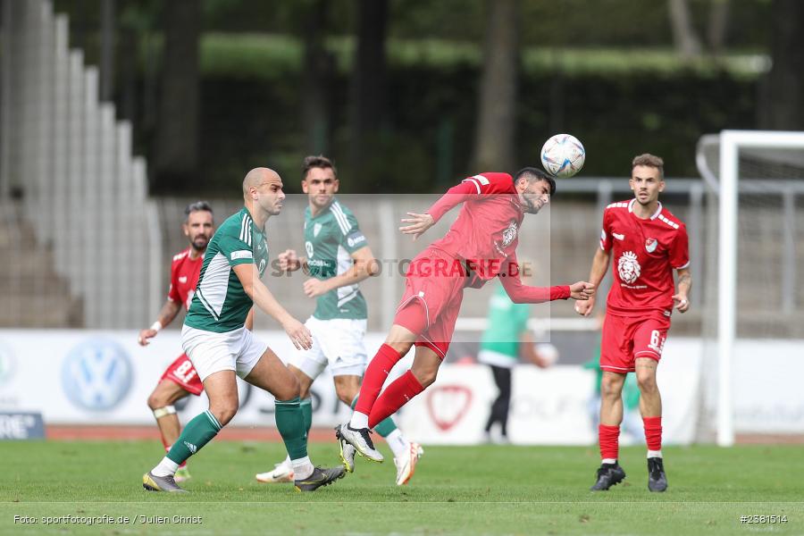 Ishak Karaogul, Sachs Stadion, Schweinfurt, 23.09.2023, sport, action, BFV, Fussball, Saison 2023/2024, 11. Spieltag, Regionalliga Bayern, TGM, FCS, Türkgücü München, 1. FC Schweinfurt 1905 - Bild-ID: 2381514