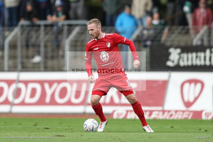 Christoph Rech, Sachs Stadion, Schweinfurt, 23.09.2023, sport, action, BFV, Fussball, Saison 2023/2024, 11. Spieltag, Regionalliga Bayern, TGM, FCS, Türkgücü München, 1. FC Schweinfurt 1905 - Bild-ID: 2381515