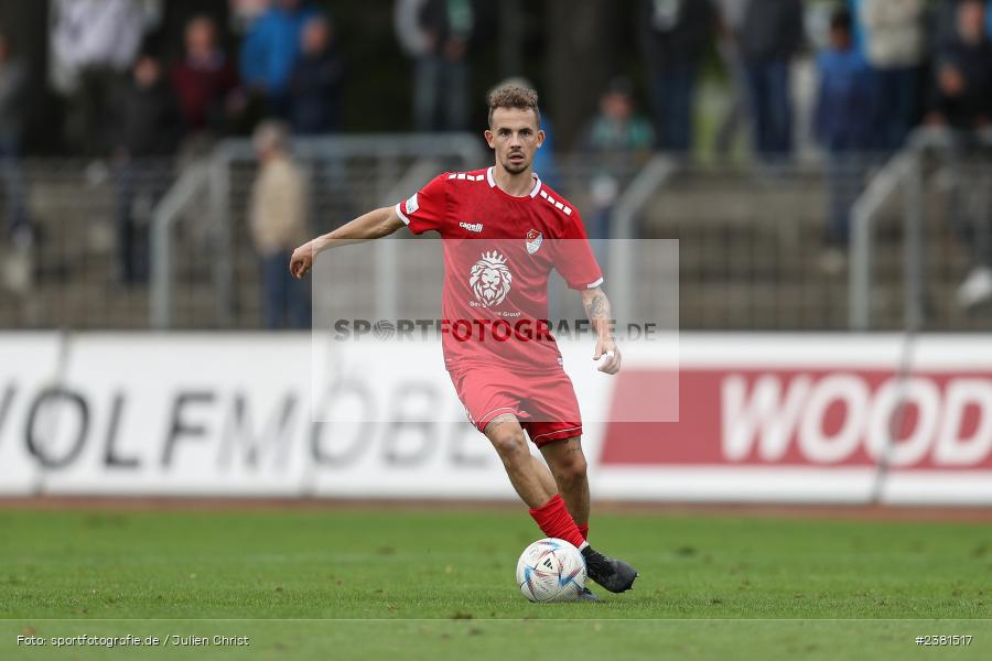 Sascha Hingerl, Sachs Stadion, Schweinfurt, 23.09.2023, sport, action, BFV, Fussball, Saison 2023/2024, 11. Spieltag, Regionalliga Bayern, TGM, FCS, Türkgücü München, 1. FC Schweinfurt 1905 - Bild-ID: 2381517