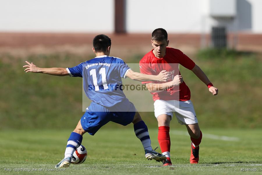 Kevin Kröger, Sportgelände, Bischbrunn, 24.09.2023, sport, action, BFV, Fussball, Saison 2023/2024, 7. Spieltag, Gruppe 4, Kreisklasse Würzburg, SVT, SVB, SV Trennfeld, SV Bischbrunn - Bild-ID: 2381685