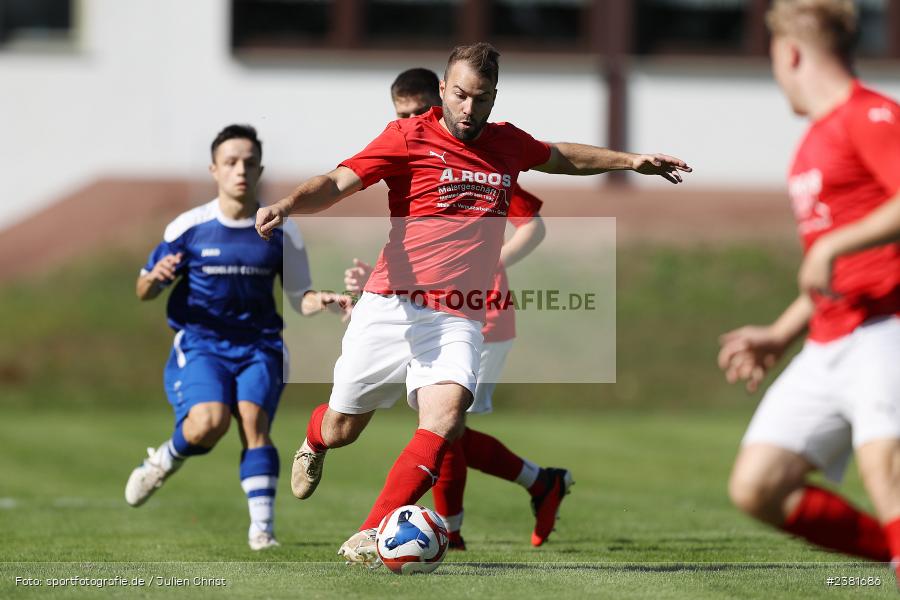 Jan Birkholz, Sportgelände, Bischbrunn, 24.09.2023, sport, action, BFV, Fussball, Saison 2023/2024, 7. Spieltag, Gruppe 4, Kreisklasse Würzburg, SVT, SVB, SV Trennfeld, SV Bischbrunn - Bild-ID: 2381686