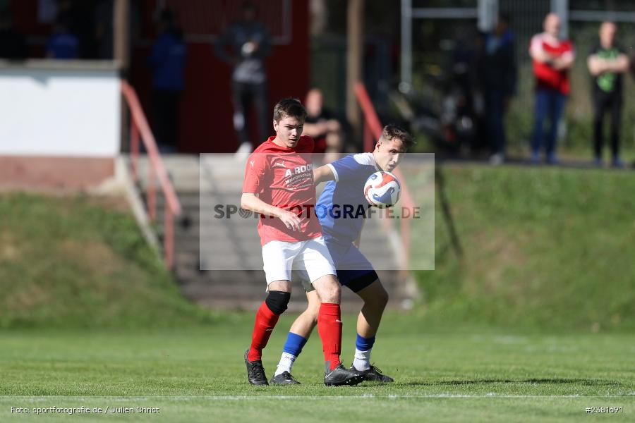 Dominik Weisner, Sportgelände, Bischbrunn, 24.09.2023, sport, action, BFV, Fussball, Saison 2023/2024, 7. Spieltag, Gruppe 4, Kreisklasse Würzburg, SVT, SVB, SV Trennfeld, SV Bischbrunn - Bild-ID: 2381691