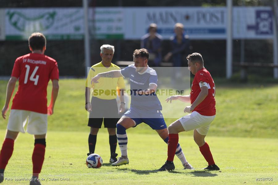 Jonas Hahmann, Sportgelände, Bischbrunn, 24.09.2023, sport, action, BFV, Fussball, Saison 2023/2024, 7. Spieltag, Gruppe 4, Kreisklasse Würzburg, SVT, SVB, SV Trennfeld, SV Bischbrunn - Bild-ID: 2381700