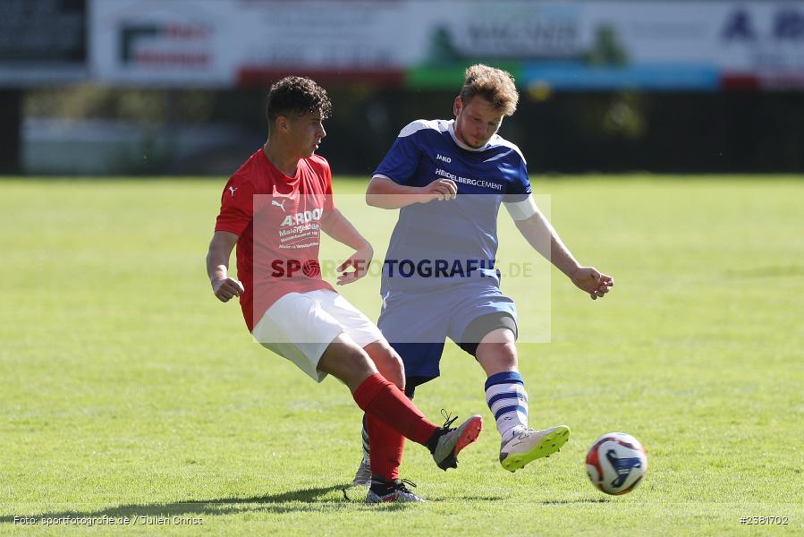 Julian Liebler, Sportgelände, Bischbrunn, 24.09.2023, sport, action, BFV, Fussball, Saison 2023/2024, 7. Spieltag, Gruppe 4, Kreisklasse Würzburg, SVT, SVB, SV Trennfeld, SV Bischbrunn - Bild-ID: 2381702