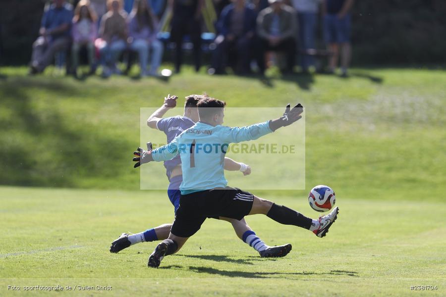 Denis Fuchs, Sportgelände, Bischbrunn, 24.09.2023, sport, action, BFV, Fussball, Saison 2023/2024, 7. Spieltag, Gruppe 4, Kreisklasse Würzburg, SVT, SVB, SV Trennfeld, SV Bischbrunn - Bild-ID: 2381704