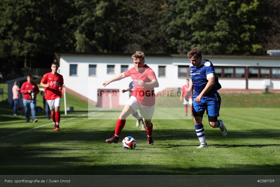 Lars Liebler, Sportgelände, Bischbrunn, 24.09.2023, sport, action, BFV, Fussball, Saison 2023/2024, 7. Spieltag, Gruppe 4, Kreisklasse Würzburg, SVT, SVB, SV Trennfeld, SV Bischbrunn - Bild-ID: 2381709