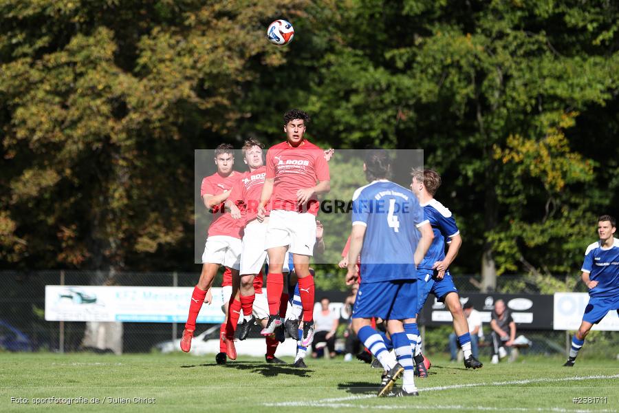 Julian Liebler, Sportgelände, Bischbrunn, 24.09.2023, sport, action, BFV, Fussball, Saison 2023/2024, 7. Spieltag, Gruppe 4, Kreisklasse Würzburg, SVT, SVB, SV Trennfeld, SV Bischbrunn - Bild-ID: 2381711