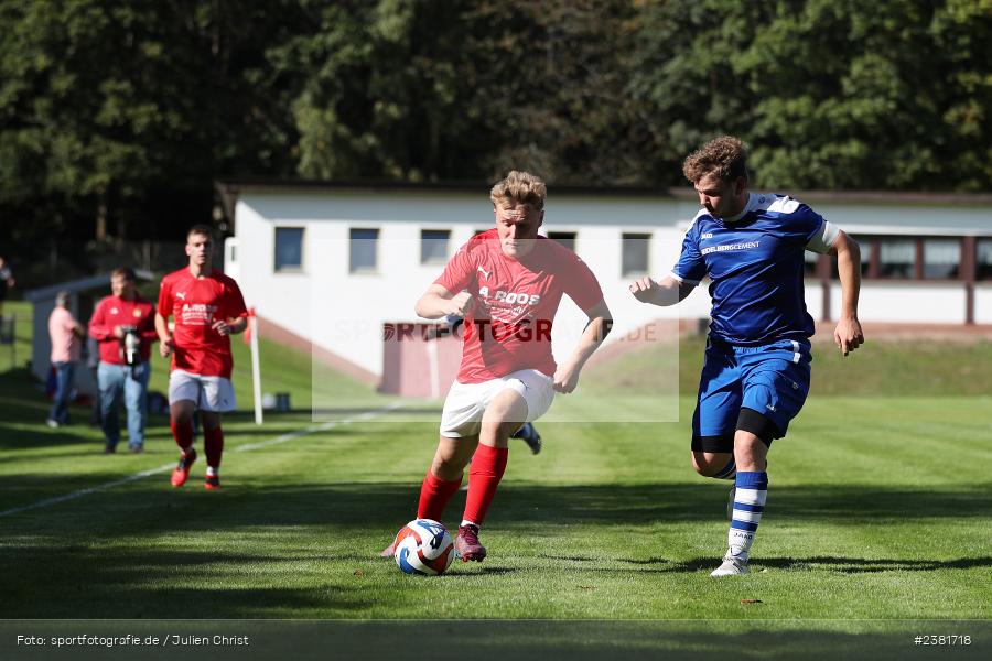 Lars Liebler, Sportgelände, Bischbrunn, 24.09.2023, sport, action, BFV, Fussball, Saison 2023/2024, 7. Spieltag, Gruppe 4, Kreisklasse Würzburg, SVT, SVB, SV Trennfeld, SV Bischbrunn - Bild-ID: 2381718