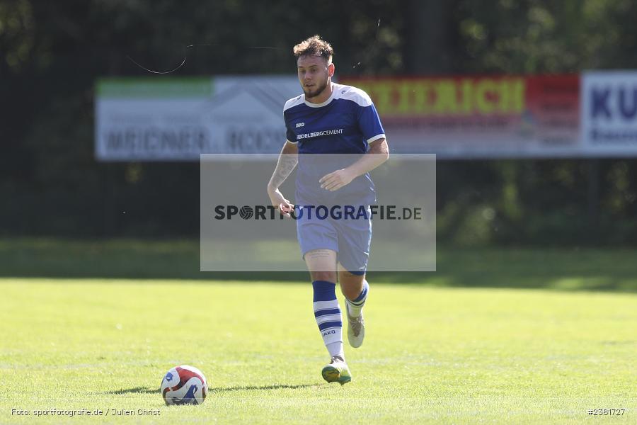 Jonas Hahmann, Sportgelände, Bischbrunn, 24.09.2023, sport, action, BFV, Fussball, Saison 2023/2024, 7. Spieltag, Gruppe 4, Kreisklasse Würzburg, SVT, SVB, SV Trennfeld, SV Bischbrunn - Bild-ID: 2381727