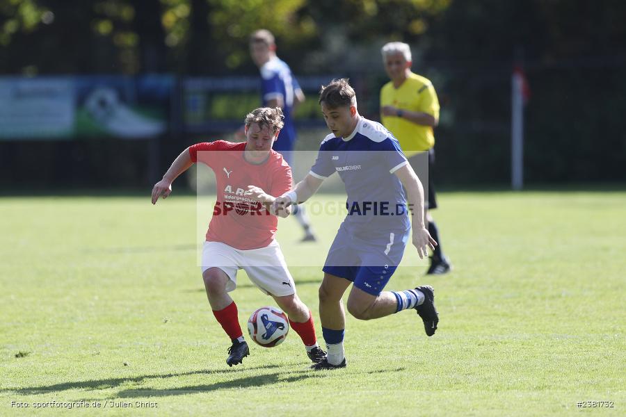 Denis Fuchs, Sportgelände, Bischbrunn, 24.09.2023, sport, action, BFV, Fussball, Saison 2023/2024, 7. Spieltag, Gruppe 4, Kreisklasse Würzburg, SVT, SVB, SV Trennfeld, SV Bischbrunn - Bild-ID: 2381732