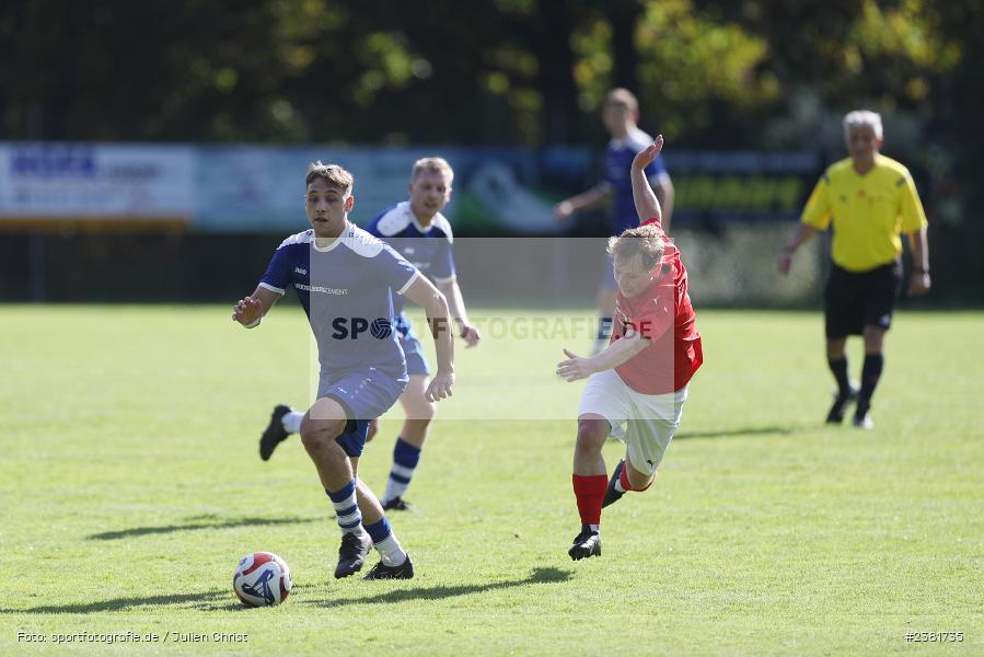 Denis Fuchs, Sportgelände, Bischbrunn, 24.09.2023, sport, action, BFV, Fussball, Saison 2023/2024, 7. Spieltag, Gruppe 4, Kreisklasse Würzburg, SVT, SVB, SV Trennfeld, SV Bischbrunn - Bild-ID: 2381735