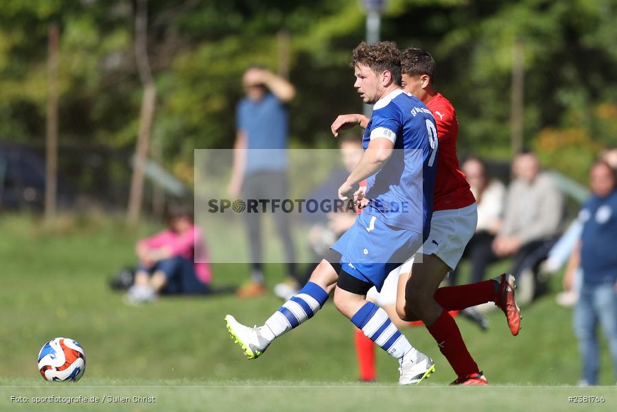 Marius Reinstein, Sportgelände, Bischbrunn, 24.09.2023, sport, action, BFV, Fussball, Saison 2023/2024, 7. Spieltag, Gruppe 4, Kreisklasse Würzburg, SVT, SVB, SV Trennfeld, SV Bischbrunn - Bild-ID: 2381766 Marius Reinstein, Sportgelände, Bischbrunn, 24.09.2023, sport, action, BFV, Fussball, Saison 2023/2024, 7. Spieltag, Gruppe 4, Kreisklasse Würzburg, SVT, SVB, SV Trennfeld, SV Bischbrunn - Bild-ID: 2381766