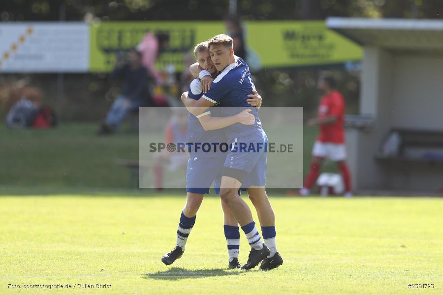 Maximilian Hoh, Sportgelände, Bischbrunn, 24.09.2023, sport, action, BFV, Fussball, Saison 2023/2024, 7. Spieltag, Gruppe 4, Kreisklasse Würzburg, SVT, SVB, SV Trennfeld, SV Bischbrunn - Bild-ID: 2381793
