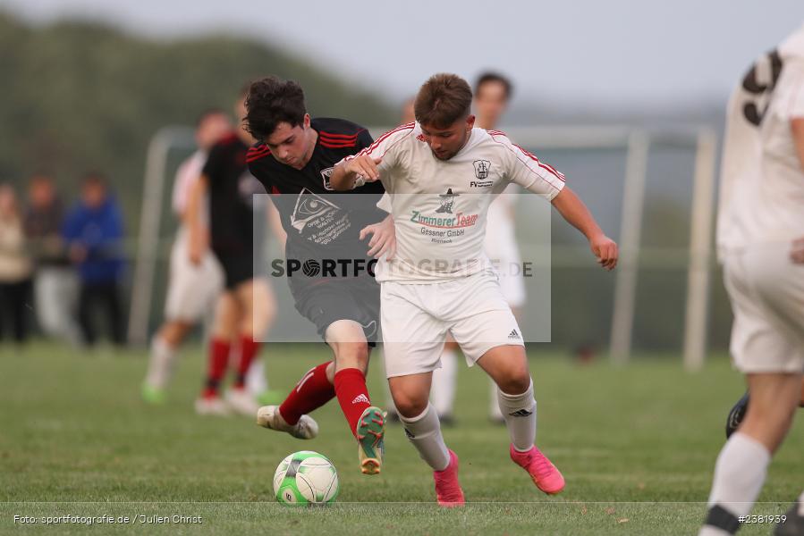 Fabian Nätscher, Sportgelände, Adelsberg, 30.09.2023, sport, action, BFV, Fussball, Saison 2023/2024, 3. Spieltag, U19-Junioren Gruppe Wü/MSP, SVB, FVGS, SG SV Birkenfeld, SG FV Gemünden/Seifriedsburg - Bild-ID: 2381939