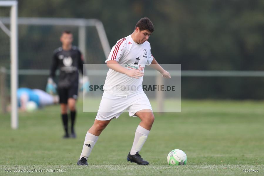 Jayden Lampert, Sportgelände, Adelsberg, 30.09.2023, sport, action, BFV, Fussball, Saison 2023/2024, 3. Spieltag, U19-Junioren Gruppe Wü/MSP, SVB, FVGS, SG SV Birkenfeld, SG FV Gemünden/Seifriedsburg - Bild-ID: 2381968