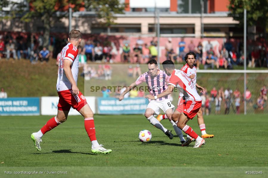 Marcel Volkmuth, NGN-Arena, Aubstadt, 30.09.2023, sport, action, BFV, Saison 2023/2024, Fussball, Regionalliga Bayern, 12. Spieltag, FCB, AUB, FC Bayern München II, TSV Aubstadt - Bild-ID: 2382245 Marcel Volkmuth, NGN-Arena, Aubstadt, 30.09.2023, sport, action, BFV, Saison 2023/2024, Fussball, Regionalliga Bayern, 12. Spieltag, FCB, AUB, FC Bayern München II, TSV Aubstadt - Bild-ID: 2382245