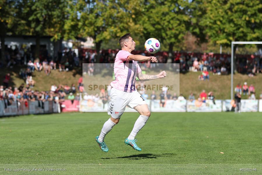 Martin Thomann, NGN-Arena, Aubstadt, 30.09.2023, sport, action, BFV, Saison 2023/2024, Fussball, Regionalliga Bayern, 12. Spieltag, FCB, AUB, FC Bayern München II, TSV Aubstadt - Bild-ID: 2382248 Martin Thomann, NGN-Arena, Aubstadt, 30.09.2023, sport, action, BFV, Saison 2023/2024, Fussball, Regionalliga Bayern, 12. Spieltag, FCB, AUB, FC Bayern München II, TSV Aubstadt - Bild-ID: 2382248