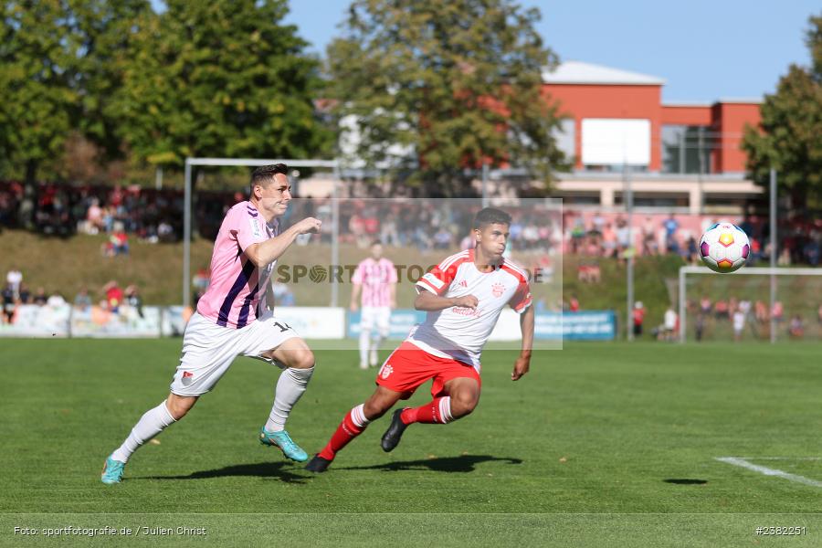 Martin Thomann, NGN-Arena, Aubstadt, 30.09.2023, sport, action, BFV, Saison 2023/2024, Fussball, Regionalliga Bayern, 12. Spieltag, FCB, AUB, FC Bayern München II, TSV Aubstadt - Bild-ID: 2382251 Martin Thomann, NGN-Arena, Aubstadt, 30.09.2023, sport, action, BFV, Saison 2023/2024, Fussball, Regionalliga Bayern, 12. Spieltag, FCB, AUB, FC Bayern München II, TSV Aubstadt - Bild-ID: 2382251
