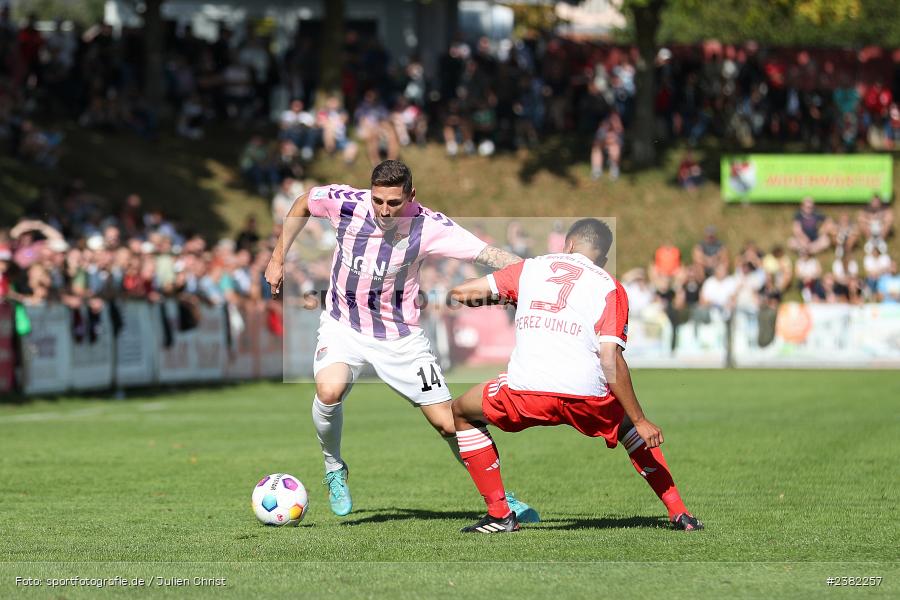 Martin Thomann, NGN-Arena, Aubstadt, 30.09.2023, sport, action, BFV, Saison 2023/2024, Fussball, Regionalliga Bayern, 12. Spieltag, FCB, AUB, FC Bayern München II, TSV Aubstadt - Bild-ID: 2382257