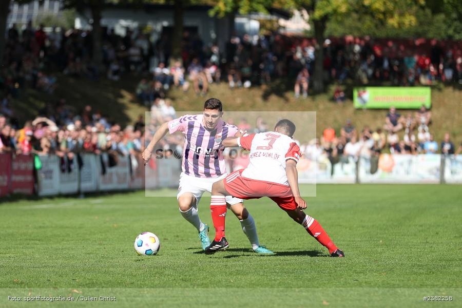 Martin Thomann, NGN-Arena, Aubstadt, 30.09.2023, sport, action, BFV, Saison 2023/2024, Fussball, Regionalliga Bayern, 12. Spieltag, FCB, AUB, FC Bayern München II, TSV Aubstadt - Bild-ID: 2382258