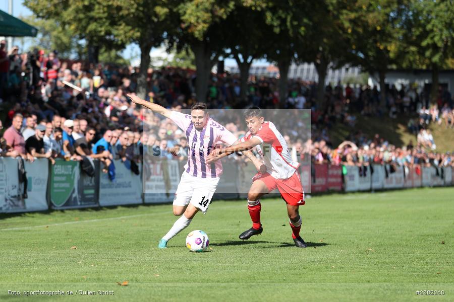 Martin Thomann, NGN-Arena, Aubstadt, 30.09.2023, sport, action, BFV, Saison 2023/2024, Fussball, Regionalliga Bayern, 12. Spieltag, FCB, AUB, FC Bayern München II, TSV Aubstadt - Bild-ID: 2382260