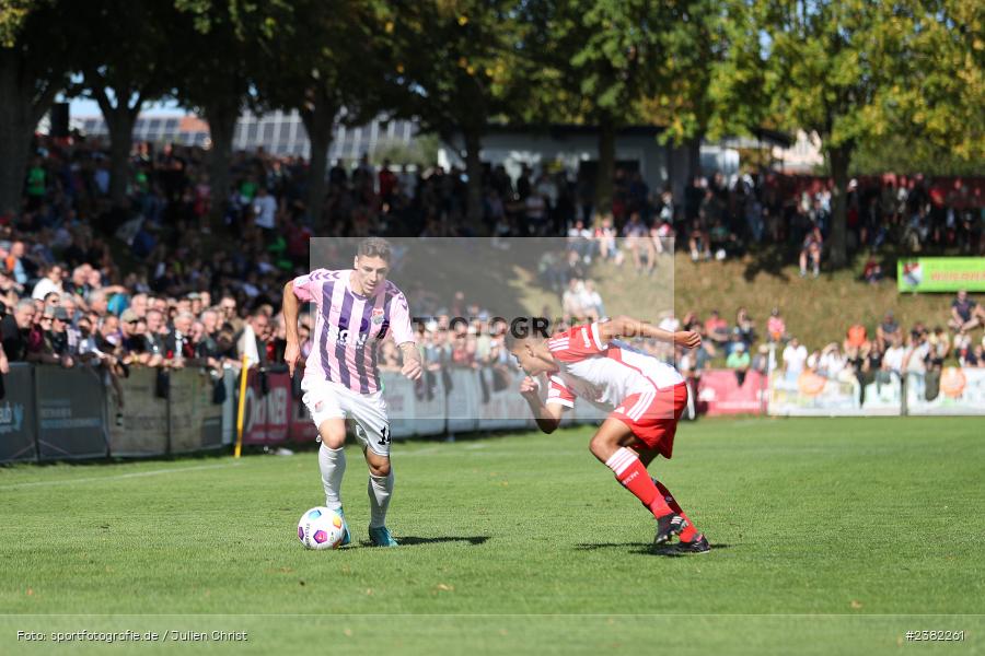 Martin Thomann, NGN-Arena, Aubstadt, 30.09.2023, sport, action, BFV, Saison 2023/2024, Fussball, Regionalliga Bayern, 12. Spieltag, FCB, AUB, FC Bayern München II, TSV Aubstadt - Bild-ID: 2382261