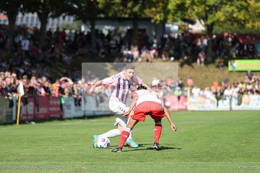 Martin Thomann, NGN-Arena, Aubstadt, 30.09.2023, sport, action, BFV, Saison 2023/2024, Fussball, Regionalliga Bayern, 12. Spieltag, FCB, AUB, FC Bayern München II, TSV Aubstadt - Bild-ID: 2382262