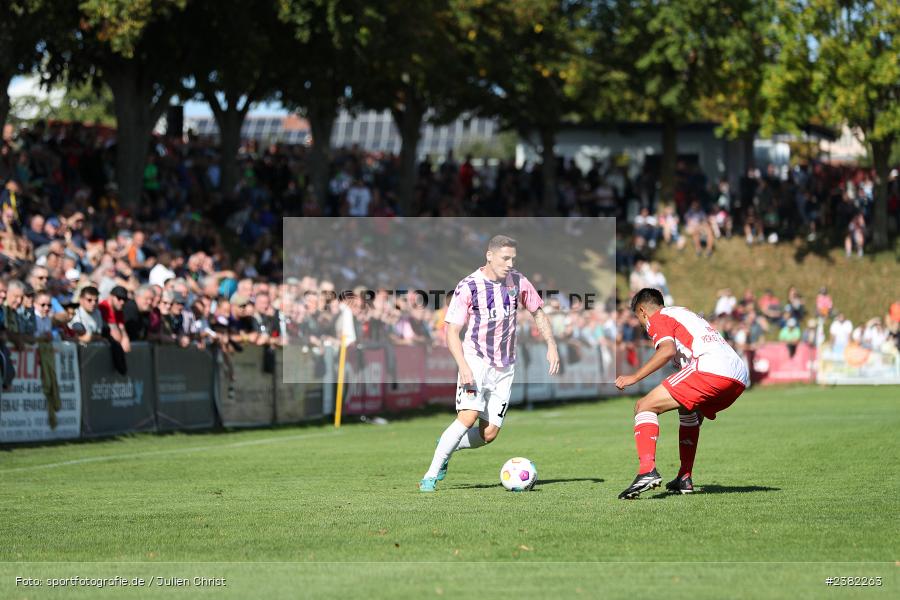 Martin Thomann, NGN-Arena, Aubstadt, 30.09.2023, sport, action, BFV, Saison 2023/2024, Fussball, Regionalliga Bayern, 12. Spieltag, FCB, AUB, FC Bayern München II, TSV Aubstadt - Bild-ID: 2382263 Martin Thomann, NGN-Arena, Aubstadt, 30.09.2023, sport, action, BFV, Saison 2023/2024, Fussball, Regionalliga Bayern, 12. Spieltag, FCB, AUB, FC Bayern München II, TSV Aubstadt - Bild-ID: 2382263